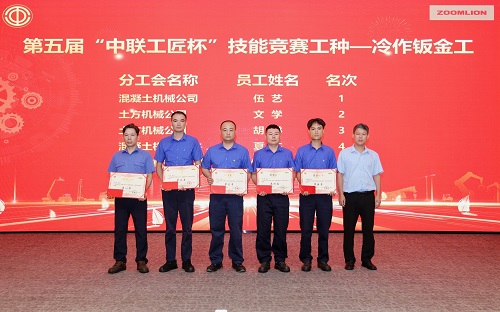 第五届“中联工匠杯”技能竞赛颁奖典礼圆满举行